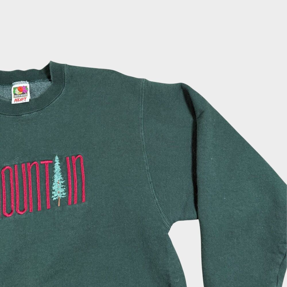 VTG Copper Mountain Colorado Ski Sweatshirt Fruit of the Loom Heavy Cotton M - Picture 4 of 10